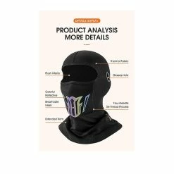 Unbranded Warm Face Bike Mask Anti-dust Imperméable à L’eau Coupe-vent Complet Couverture Faciale Chapeau Cou Casque Masque Balaclavas -Collections GJ Cycling Soldes Magasin 790819149 max