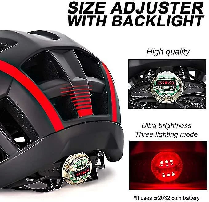 Tmall Casque De Vélo Pour Hommes Femmes Avec Led Lumière Détachable Lunettes Magnétiques Amovibles Pare-soleil Montagne 4 Tmall Casque De Vélo Pour Hommes Femmes Avec Led Lumière Détachable Lunettes Magnétiques Amovibles Pare-soleil Montagne – Image 2
