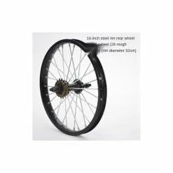 Accessoire Vélo,12 - 14 - 16 - 18 - 20 Pouces Vélo Avant Et Roue Arrière Jante De Voiture Pliante - Type 16 Rear -A - Avis / Test