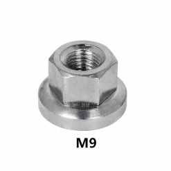 Accessoire Vélo,Écrous En Acier Pour Roue De Vélo, 2 Pièces, Taille M9-M10 Pour Moyeux Avant Et Arrière à Vol Mort - Type - Avis / Test