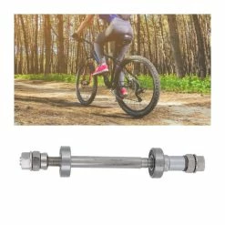 Garosa Axe De Moyeu De Roue Essieu De Moyeu De Roue De Vélo Arrière Avant En Métal Outil De Réparation De Vélo(Arrière) - Avis / Test