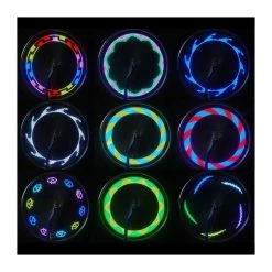JchAouY Kit De Reparation Cycle 14 LED Moto Vélo Roue Signal Pneu Rayon Lumière 30 Changements - Avis / Test