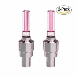 Lampe Fluorescente à Accrocher Sur Le Gonfleur De Roue De Vélo,éclairage En Forme De Buse à Poser Sur La Valve 2 PCS Red -W - Avis / Test