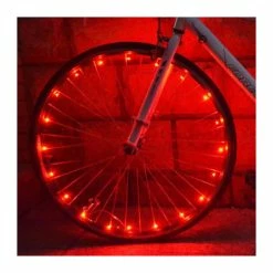 Lumières De Roue De Vélo 20 LED Clignotant Rayons Lumières Décoration De Vélo Lumière Vélo D'avertissement De [8A7B639] - Avis / Test