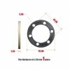 Plaquettes De Frein Pour Vélo Et Trottinette électrique, Entretoise De Joint Six Trous, Disque De Frein, Roue 2.5 4 Mm [F792B - Avis / Test -Collections GJ Cycling Soldes Magasin plaquettes de frein pour velo et trottinette electrique entretoise de joint six trous disque de frein roue 25 4 mm f792b