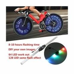 TEMPSA 64 RGB LED Roue De Vélo Lumière Clignotement Lumineuse - Avis / Test