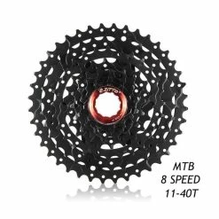 ZTTO 8 Vitesses Cassette 11-40 T Large Rapport Roue Libre VTT Vtt Vélo Cassette Pignon De Volant Compatible Avec Sunrace [1CA2 - Avis / Test